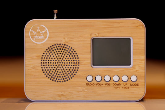 Radio Kerry Portable FM Radio with Clock